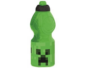 Skoleutstyr - Euromic MINECRAFT sports water bottle 400ml - 088808719-40432