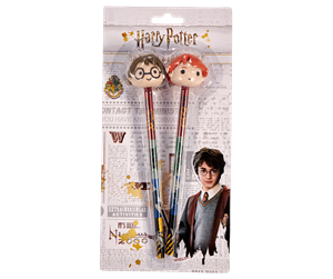 Hobbyartikler - Euromic Harry Potter 3D pencil & eraser topper set - 059207002-SLHP027