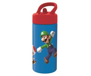 Skoleutstyr - Euromic Super Mario Sipper water bottle 410ml - 8412497214013