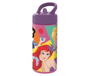 Skoleutstyr - Euromic DISNEY PRINCESS sipper water bottle 410ml - 088808718-48101