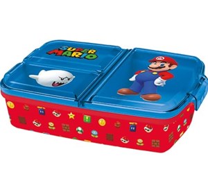 Skoleutstyr - STOR Super Mario Multi compartment sandwich box - 21420