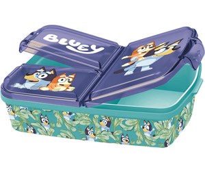 Skoleutstyr - Euromic BLUEY multi compartment sandwich box 18 x 13 cm - 088808735-50620