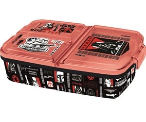 Skoleutstyr - Euromic STAR WARS multi compartm. sandwich box 18 x 13 cm - 088808735-51720