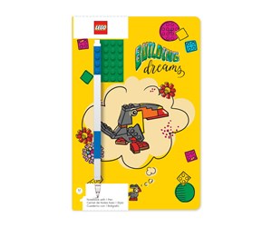 Skoleutstyr - Euromic LEGO STATIONERY notebook BUILDING DREAMS w/gel pen - 4003063-52525