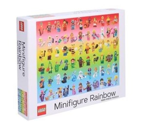 Puslespill - Euromic LEGO® Minifigure Rainbow 1000-Piece Puzzle - 4013116-214382