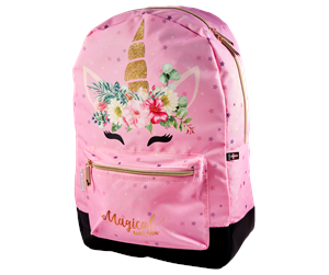 Skoleutstyr - Euromic Valiant Unicorn backpack.44x30x13 cm rec.PET - 099209022-RPET