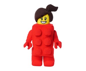 Dukker, Bamser & Utstyr - Euromic LEGO Brick Suit Girl plush toy H 33 cm - 4014111-342160