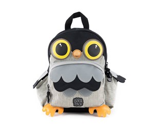 Skoleutstyr - Euromic Pick & Pack  Owl SHAPE grey backpack 22 x 30 x 11 - 0871094-PP1504-16-5