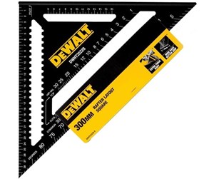 Måleutstyr - Dewalt Speed Square Try Square 30cm  DWHT25228-0 - DWHT25228-0