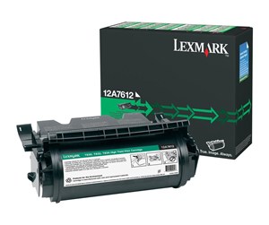 Printertilbehør blekk/toner - Lexmark - High Yield - black - original - remanufactured - toner cartridge - LCCP - Laser toner Svart - 0012A7612