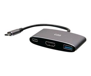 Dokkingstasjon - C2G USB C Docking Station - USB C to HDMI USB 3.0 & USB C - docking station - USB-C / Thunderbolt 3 - HDMI - C2G54460