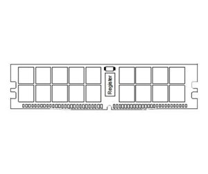 Uncategorized - Samsung - DDR4 - module - 16 GB - DIMM 288-pin - 3200 MHz / PC4-25600 - registered - M393A2K40EB3-CWE