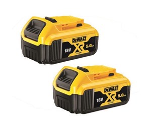 Batterier & Ladere - Dewalt DCB184P2-XJ 18V 5Ah Battery Set - DCB184P2-XJ