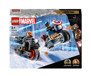 LEGO® - LEGO 76260 Black Widow og Captain Americas motorcykler - 76260