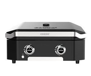 Grill & Tilbehør - cozze ® plancha 600 med lokk og to brennere 5,0 kW - 90514