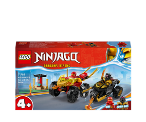 LEGO® - LEGO Ninjago 71789 Kai og Ras' bil- og motorsykkeloppgjør - 71789