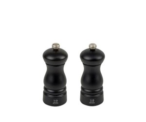 Kjøkkentilbehør - Peugeot Salt and pepper mill set Clermont 13 cm Matte black - 15951