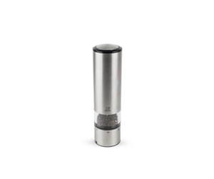 Kjøkkentilbehør - Peugeot Pepper mill electric Elis uS 20 cm Matte steel/Clear - 42785S20