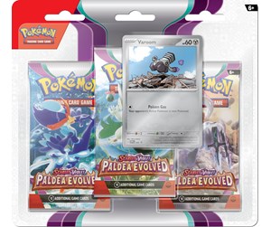 Pokemon - Pokemon TCG Booster 3-pack - Scarlet & Violet - POK85353