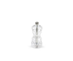 Kjøkkentilbehør - Peugeot Salt mill Nancy 12 cm Clear Acrylic - 42728-12