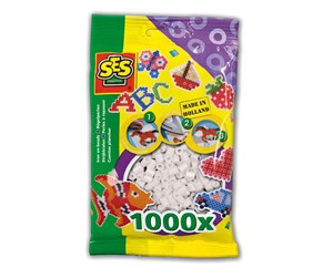 Kreative leker - SES Fuse Beads - White 1000pcs. - 00700