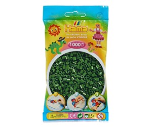 Kreative leker - Hama Fuse Beads - Forest Green 1000pcs. - 207-102