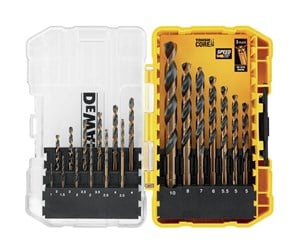 Verktøy - Dewalt 19 Piece Multi-Material Twist Drill Bit Set - DT70728