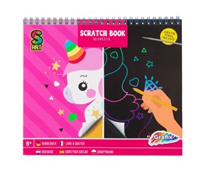 Kreative leker - Grafix Scratch Book Monster 10 Sheets - 220006/01