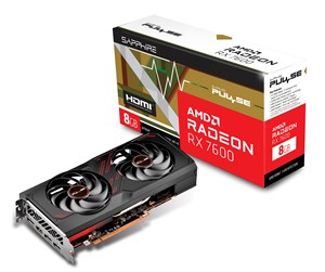 Grafikkort - Sapphire Radeon RX 7600 Pulse - 8GB GDDR6 RAM - Grafikkort - 11324-01-20G