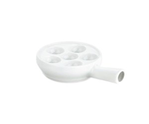 Kjøkkentilbehør - Pillivuyt Snail pan Serie Originale 11.5 cm White - 18722