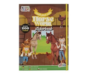 Kreative leker - Grafix Sticker Book Magic Horses 200 stickers - 100075