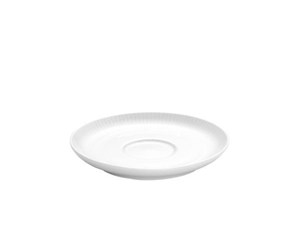 Kjøkkentilbehør - Pillivuyt Saucer Plissé 9 cl 13 cm White - 19686