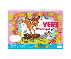 Kreative leker - Disney Bambi Coloring Pages with Stencil and Sticker Sheet - 000563019