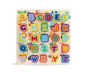 Babyleker - TOPBRIGHT Wooden Puzzle Animals and Alphabet 30pcs. - 120324