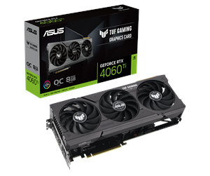 Grafikkort - ASUS GeForce RTX 4060 Ti TUF OC - 8GB GDDR6 RAM - Grafikkort - 90YV0J50-M0NA00