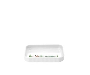 Kjøkkentilbehør - Pillivuyt Dish rectangular Winter 18 x 12 cm White Ovenproof porcelain - 28348