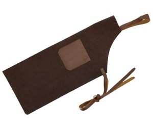 Kjøkkentilbehør - Pillivuyt Apron 88 x 70 cm Brown Canvas/Leather - 29573