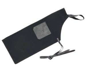 Kjøkkentilbehør - Pillivuyt Apron 88 x 70 cm Black Canvas/Leather - 29574