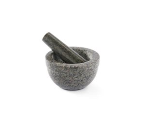 Kjøkkenredskaper - Rösle Mortar 0.35 litres 14 x 8 cm Dark grey granite - 22510