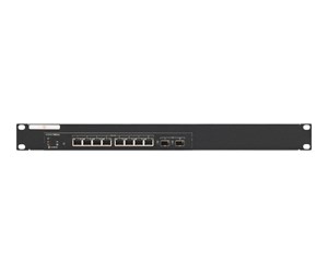 Tilbehør - Rackmount.IT RM-SW-T8 - network device mounting kit - 1U - 19" - RM-SW-T8