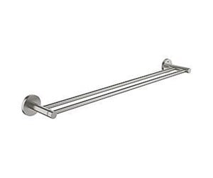 Baderomstilbehør - Grohe Essentials Double Towel Bar 600 mm, Supersteel - 40802DC1