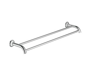 Baderomstilbehør - Grohe Essentials Authentic Double towel rail, Chrome - 40654001