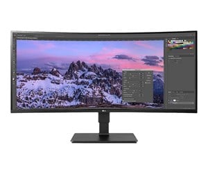 Skjerm - 35" LG UltraWide 35BN77CP-B - 3440x1440 - 100Hz - VA - HDR10 - 90W USB-C - 35BN77CP-B