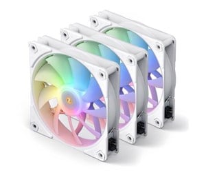 Kabinettvifte - Jonsbo ZF120 fans PWM-ARGB 3-pack - 120mm - Kabinettvifte - 120mm - Hvit med RGB-lys - 29 dBA - ZF120 3in1