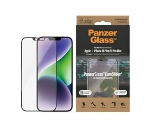 Mobil - Beskyttelsesglass - PanzerGlass CamSlider Screen Protector Apple iPhone 14 Plus | 13 Pro Max | Ultra-Wide Fit w. EasyAligner - PANZER2797