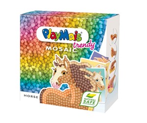 Byggesett - PlayMais Trendy Mosaic Horses (>3.000 Pieces) - 160359