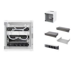 Rackskap - DIGITUS DN-10-SET-1 - cabinet - 254 mm 312 x 100 mm (wxd) - 6U - DN-10-SET-1