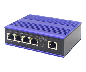 Switch/splitter - DIGITUS Industrial - switch - 4 ports - unmanaged - DN-650107