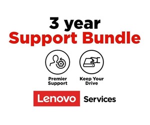 Service & Support - Lenovo Onsite + Keep Your Drive + Premier Support - extended service agreement - 3 years - on-site - 5PS0N73153