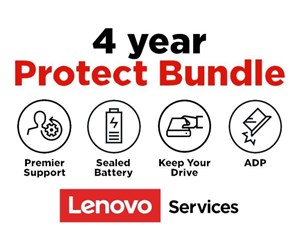 Service & Support - Lenovo Onsite + Accidental Damage Protection + Keep Your Drive + Sealed Battery + Premier Support - extended service agreement - 4 years - on-site - 5PS0N73171